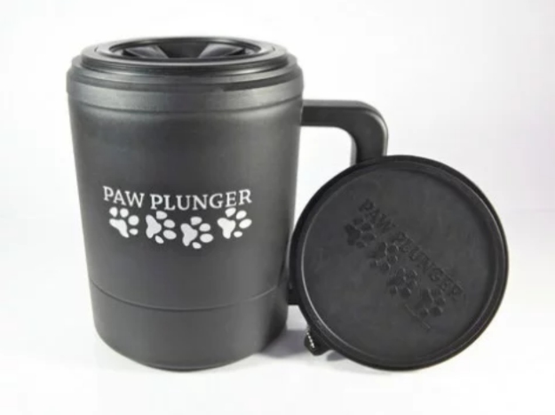 Paw Plunger | Dog Owner Creates Paw Cleaner to Keep Apartments Dirty-Paw-Print-Free