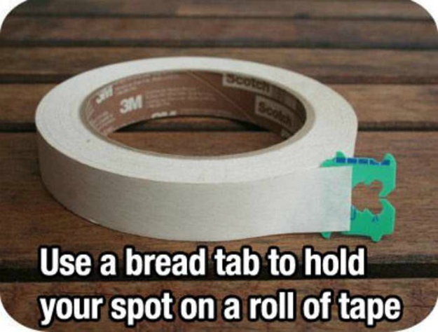 Easily Find the End of the Tape Roll | Life Hacks: Trash Bags, Tape Rolls, and Perfectly Microwaved Food