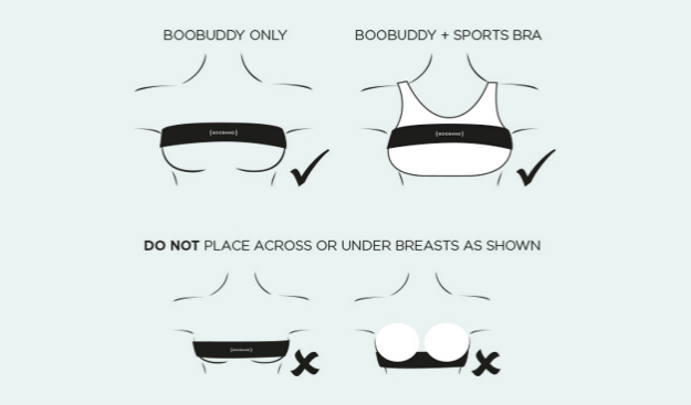 Boobuddy DIagram | Now You Can Keep “The Girls” In Check While You Work Out