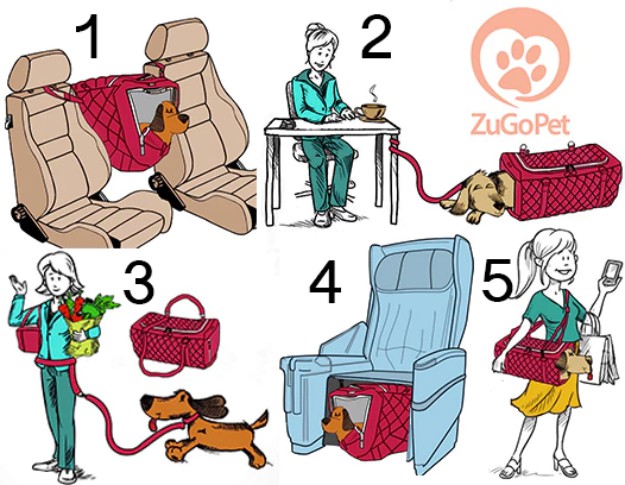 Zugo pet handbag | Successful Inventions For Dog Lovers