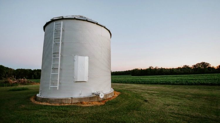 Grain silo in the middle of the field | Grain Bins: More Advanced Than You'd Think | Featured